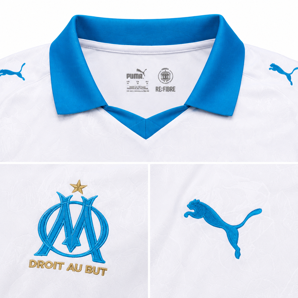 Maillot Olympique de Marseille 2025-2026 – Domicile