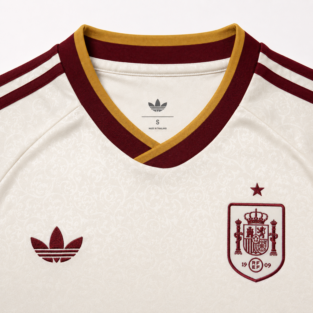 Maillot Espagne Coupe du Monde 2026 – Extérieur