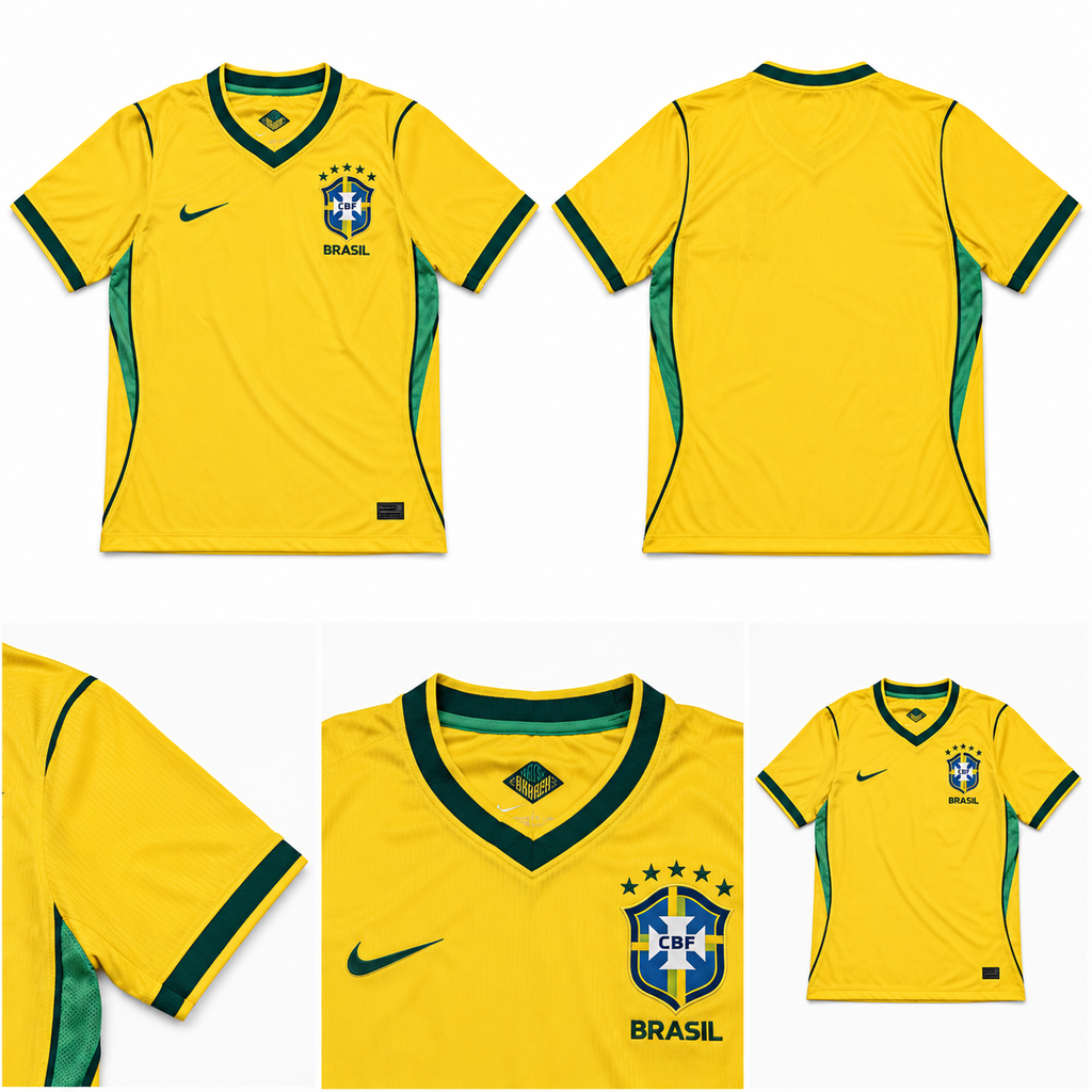 Maillot Brésil Coupe du Monde 2026 – Domicile